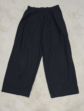 BDG Black Wide-Leg Chinos